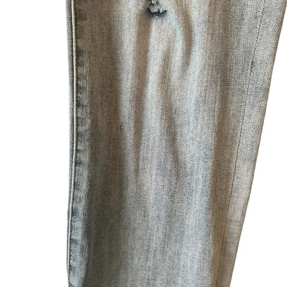 Women's Kut from the Kloth Paint Splatter Crop Boyfriend Distressed Jean Size 6 - Picture 12 of 16